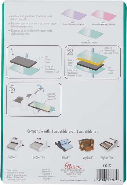Sizzix, Mint, Standard Cutting Pads 660522, 2 Pack, 8 3/4" x 6 1/8" x 1/8"