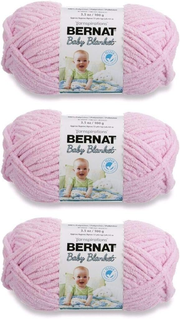 Bernat Bulk Buy Baby Blanket Yarn (3-Pack)