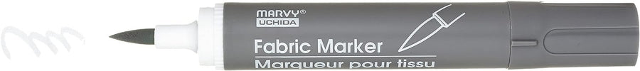 UCHIDA 722-C-12 Marvy Fabric Brush Point Marker, Warm Gray