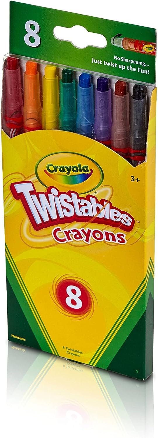 Crayola Twistables Crayons, School Supplies, 8ct