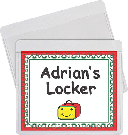 C-Line-70443 Self-Adhesive Labeling Pockets, Pack of 25, 3-1/2 x 2-3/4 in