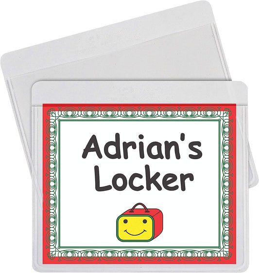 C-Line-70443 Self-Adhesive Labeling Pockets, Pack of 25, 3-1/2 x 2-3/4 in