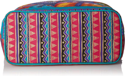 Laurel Burch (LB5230) Shoulder Tote Zipper Top 19, 1/2-Inch by 6, 3/4-Inch by 15-Inch, Fantasticats
