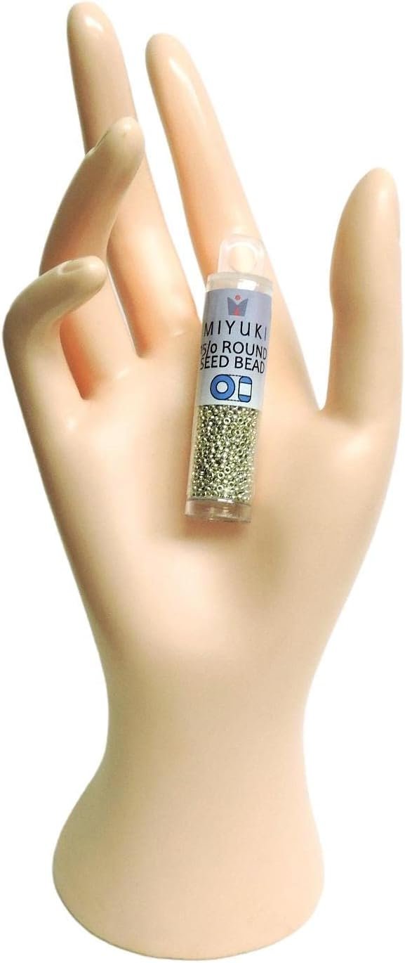 Round Rocaille's Seed Beads Size 15/0 8.2g Duracoat Galvanized Silver 15-4201