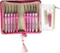 Tulip Etimo Rose Crochet Hook Set, multicolor, 2,2.5,3.0,3.5,4.0,4.5,5.0,5.5,6.0 millimeters