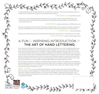 Hand Lettering for Relaxation: An Inspirational Workbook for Creating Beautiful Lettered Art