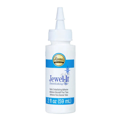 Jewel-It Embellishing Glue 2oz Fabric Glue and Adhesive with Pixiss Accessories Needle Tip Tweezers, and 2 Jewel Picker Pencils