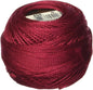 DMC 116 8-498 Pearl Cotton Thread Balls, Dark Red, Size 8