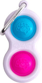 Fat Brain Toys Simpl Dimpl - Blue/Pink - Simpl Dimpl - Simple Dimple - Blue/Pink Office & Desk Toys for Ages 3 to 12