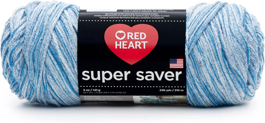 Red Heart Super Saver Yarn, Print-Lapis