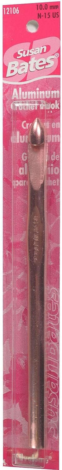 Silvalume Aluminum 5-1/2" Crochet Hook: Size 'N 15