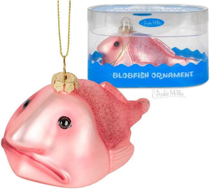 Archie McPhee Blobfish Blown Glass Christmas Ornament!