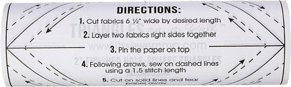Triangles On A Roll Half Square, 2" (H200)