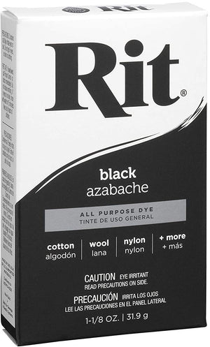 Rit, Black Purpose Powder Dye, 1-1/8 oz