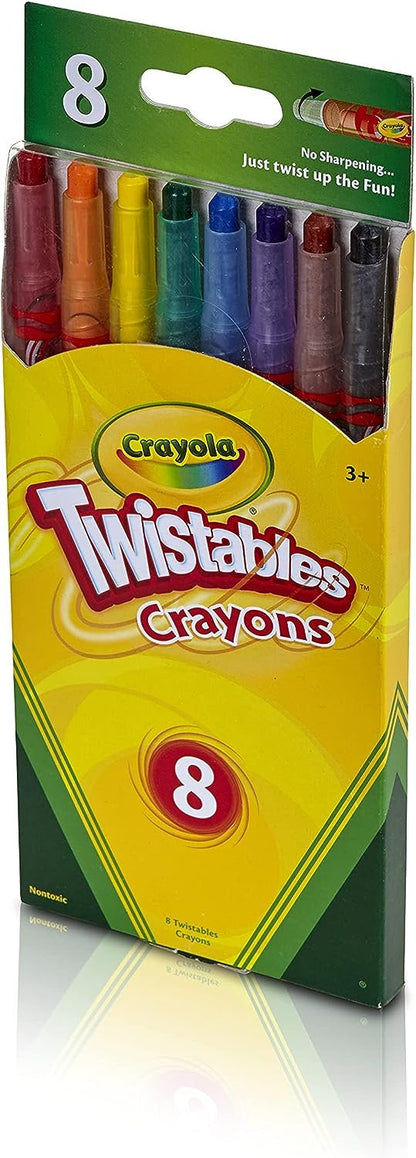 Crayola Twistables Crayons, School Supplies, 8ct
