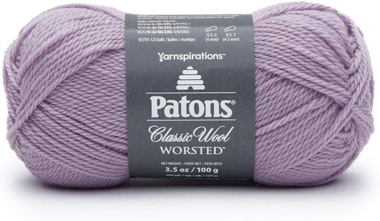 Patons Classic Wool Yarn, Soft Orchid