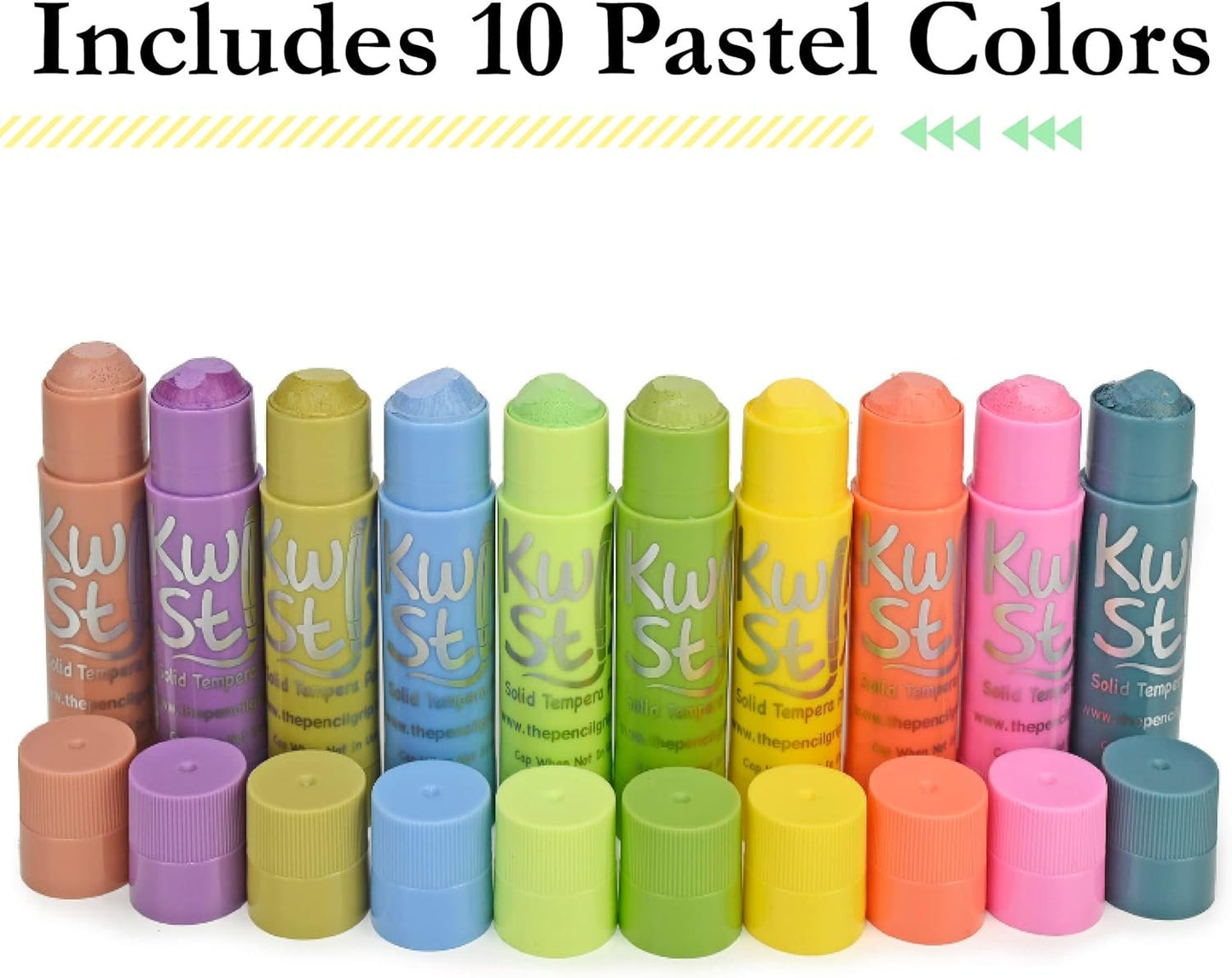 The Pencil Grip Kwik Stix Solid Paint Pens