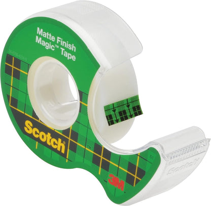 Scotch 3M Magic Tape with Dispenser, 3/4" x 300"