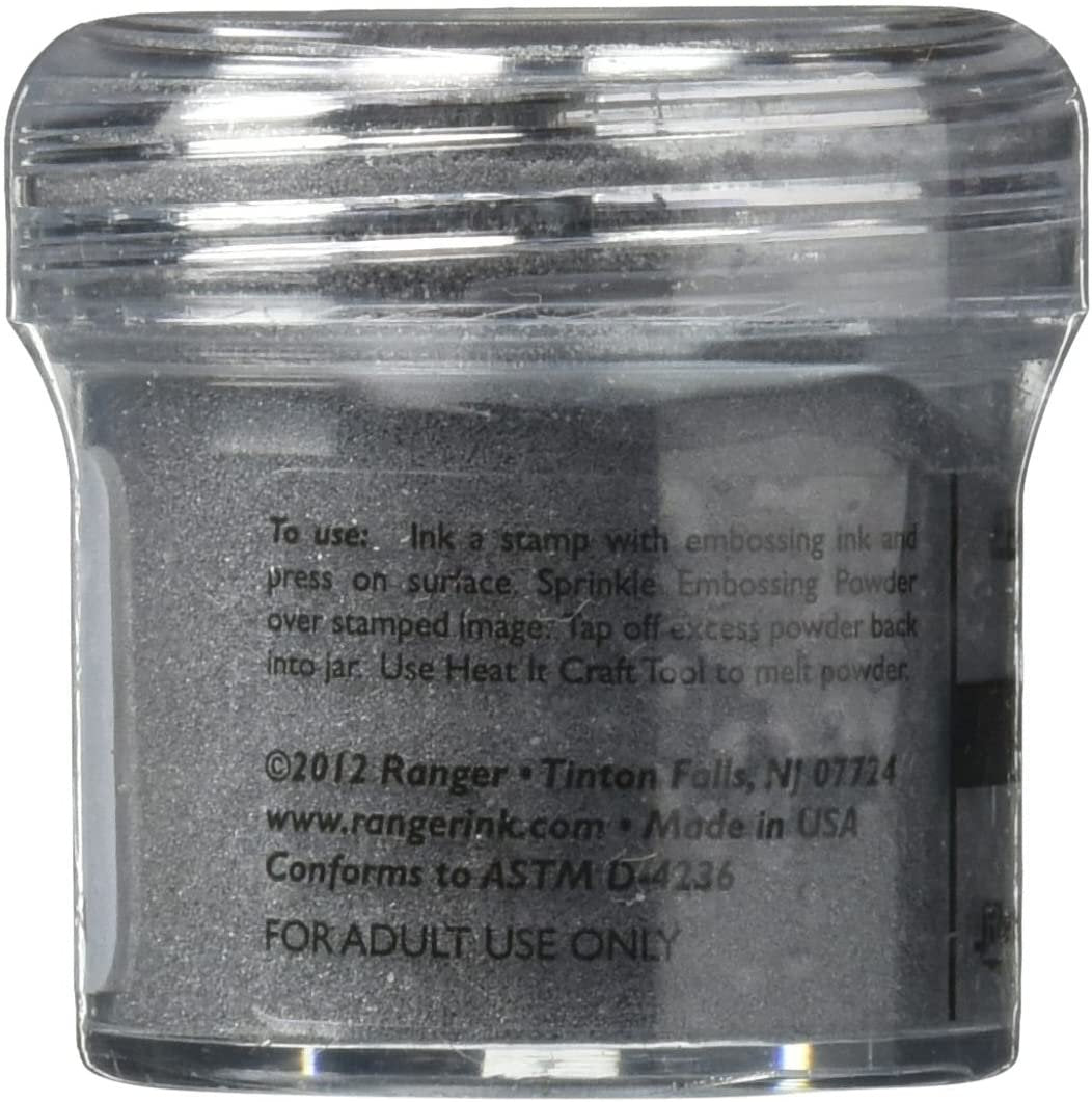 Ranger Embossing Powder, 0.63 oz Jar, Silver