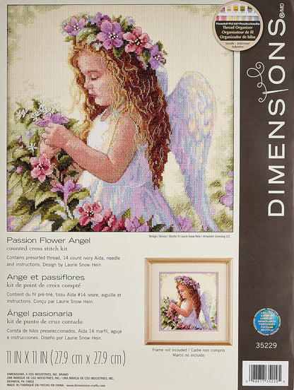 Dimensions 'Butterfly Profusion' Counted Cross Stitch Kit, 14 Count Aida, 11" x 11"