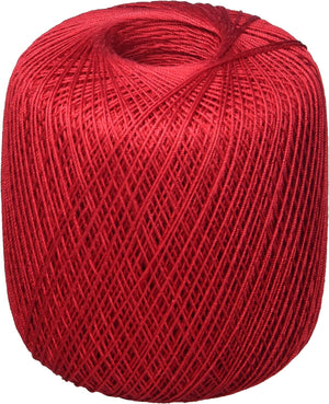 RED HEART Classic Crochet Thread, 10, Victory Red, 900 Foot