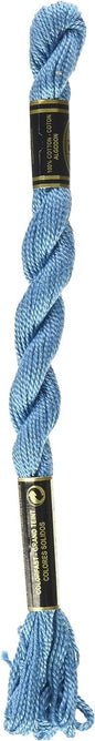 DMC 115 5-518 Pearl Cotton Thread, Light Wedgewood, Size 5