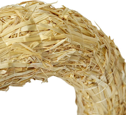 FloraCraft Straw Wreath Form 14 Inch Natural