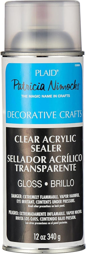 Plaid Patricia Nimocks Clear Acrylic Sealer (12-Ounce), CS200305 Gloss