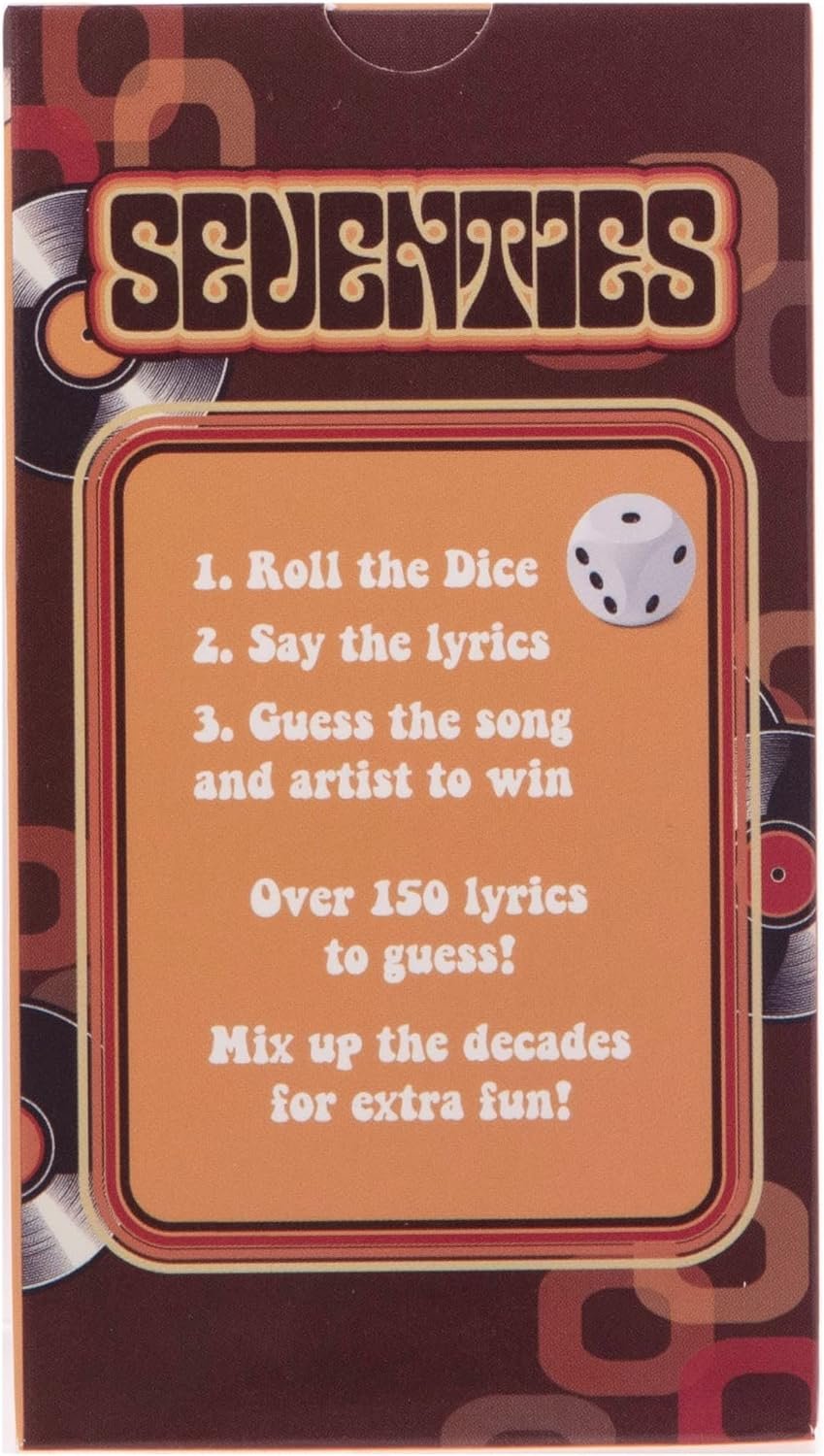 Boxer Gifts Sixties Guess That Tune Music Quiz Game | Name The 60’s Song From The Lyrics | Great Fun For Parties | Over 150 Songs