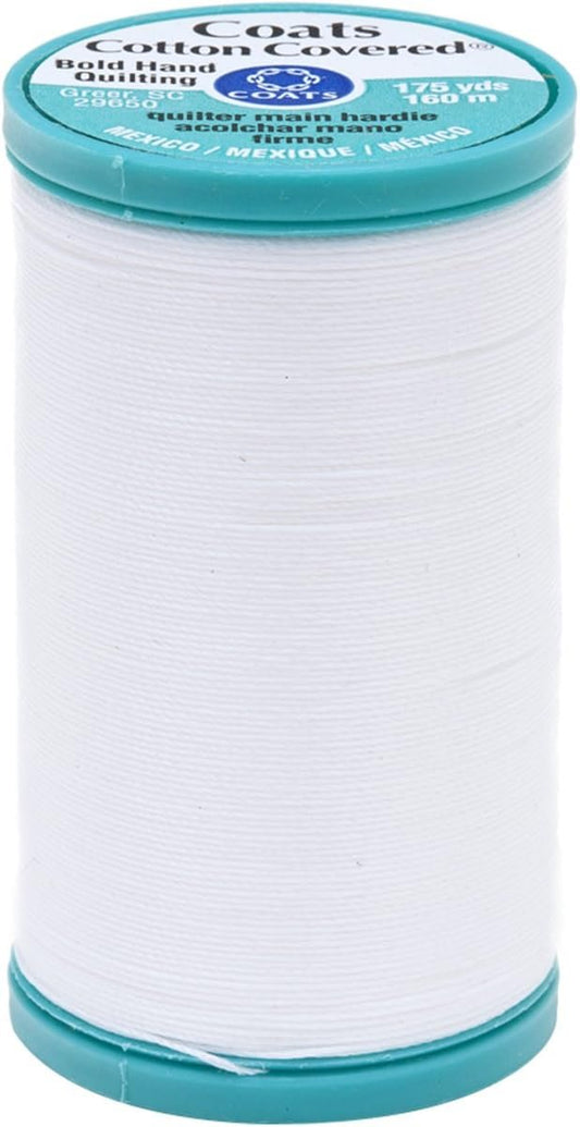 Coats Bold Hand Quilting Thread 175yd, White