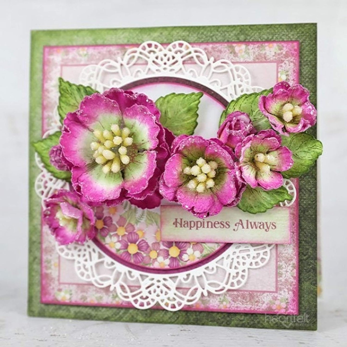 HEARTFELT CREATIONS SHAPING MOLD 3D SM ROSE, Wild Rose-3D Small