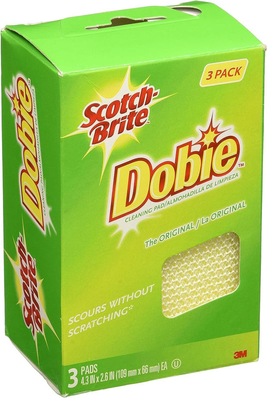 Scotch-Brite 3PK Dobie Cleaning Pad