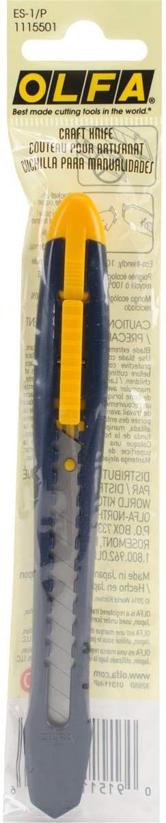 OLFA 1105997 ES-1 Multi-Purpose Recycled Plastic Utility Knife