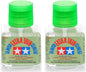 Tamiya 87038 Extra Thin Cement Glue Fine Tip 40ml 2 Pack