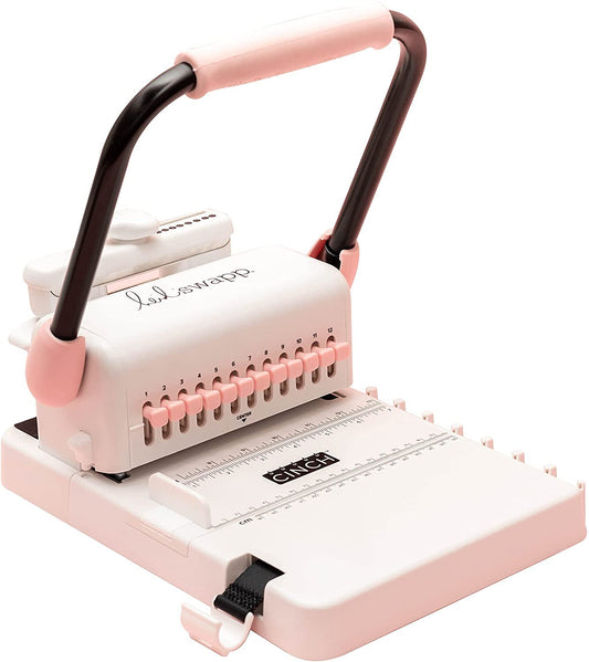 Heidi Swapp Cinch Book Binding Machine by We R Memory Keepers | Pink and White