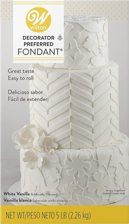 Wilton Decorator Preferred White, 5 lb. fondant, Pack of 1