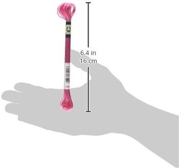 DMC 1008F-S899 Shiny Radiant Satin Floss, Rose, 8.7-Yard