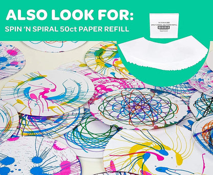 Crayola Spin & Spiral Art Station, DIY Crafts, Toys for Boys & Girls, Gift, Age 6, 7, 8, 9
