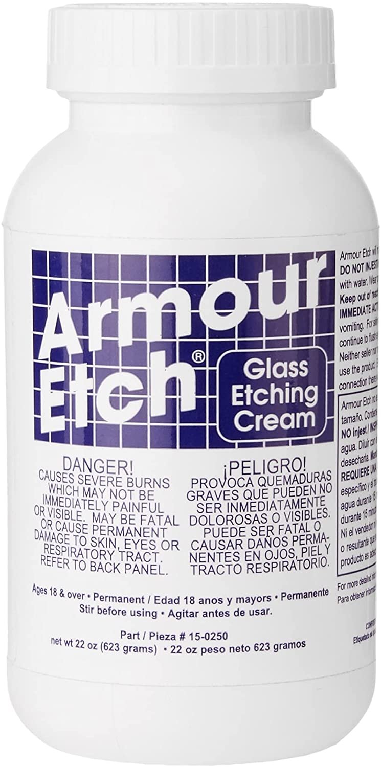 Armour Etch 15-0250 Etching Cream, White