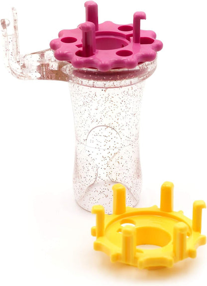 CLOVER 3101 Wonder Knitter Pink, 8.8" Height x 5" Length x 1.8" Width