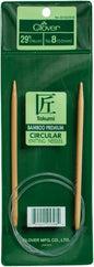Clover Takumi Bamboo Circular Knitting Needles 29-inch-Size 5/3.75mm, 2.76 x 9.620000000000001 x 23.33 cm, Multicoloured