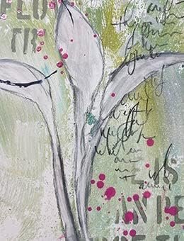 Dina Wakley Media Dina Wakley - 2022 Heavy Body Acrylic Paints - Rouge, Fir, Orchid, Sage, Syrup & Tangelo - 6 Bottle Set