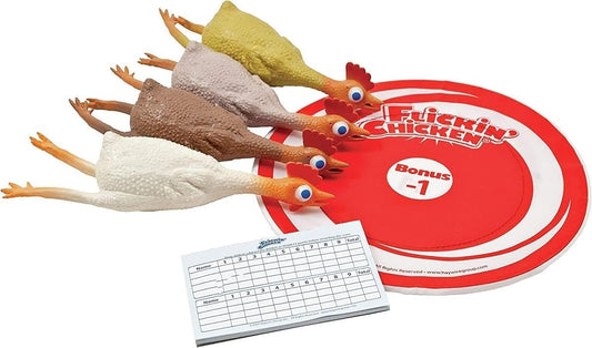 University Games | Flickin Chicken Indoor Outdoor Target Toss Game, for 2 or More Players Ages 6 and Up