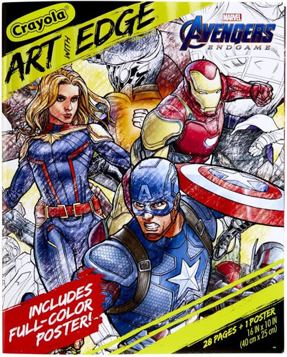 Crayola Marvel Avengers Endgame Coloring Pages, (Model: 40489)