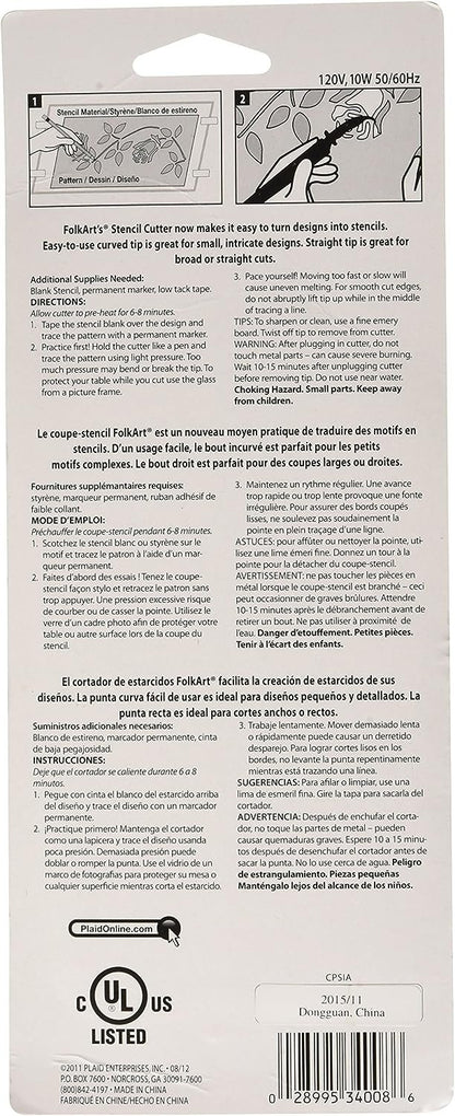 FolkArt Stencil Cutter 34008, Black