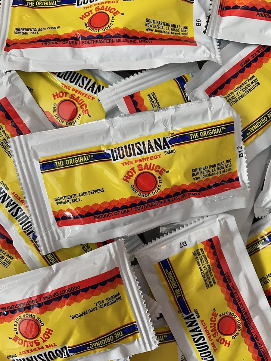 The Original Louisiana Hot Sauce Packets (Louisiana, 50)