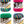 Load image into Gallery viewer, Bulk Buy: Lily Sugar &#39;n Cream Limited Edition 100% Cotton Yarn (Coordinated 4-Pack) (Psychedelic, Hot Pink, Mod Green)
