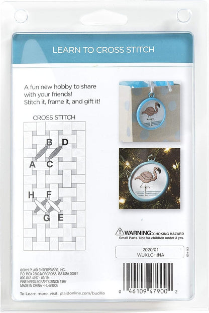 Bucilla 47900E My 1st Stitch Counted Cross Stitch Kit, 3", Dragon