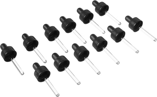 LorAnn Dropper, Small Threaded ( for 1 dram bottles) 12 piece package - blistered