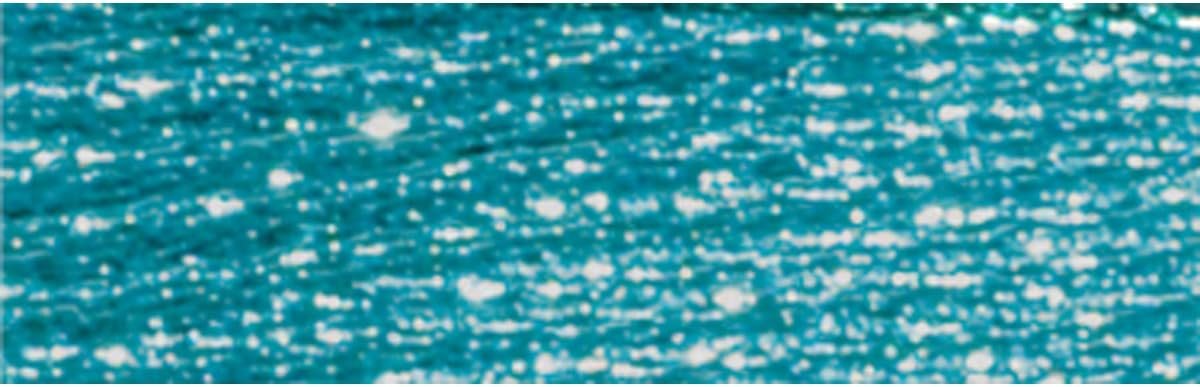 DMC 317W-E3849 Light Effects Polyster Embroidery Floss, 8.7-Yard, Aquamarine Blue